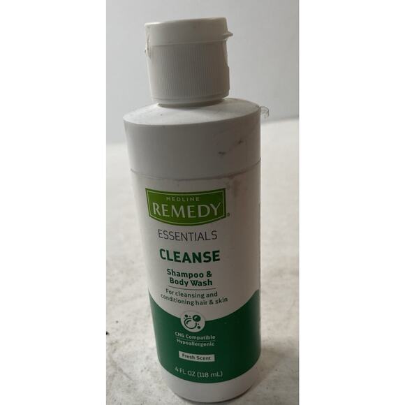 Medline Remedy Essentials Shampoo and Body Wash (4 fl oz) - Fresh Scent - Picture 1 of 3